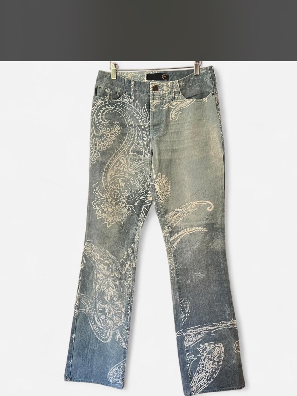 Roberto Cavalli paisley jeans